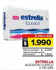 Estrella - Algodon Clasico