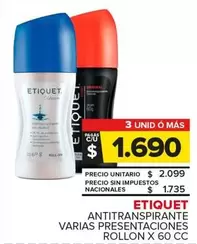 Etiquet - ANTITRANSPIRANTE ROLLON