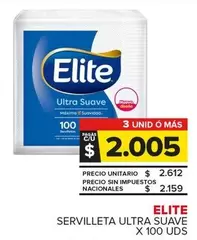 Elite - Servilleta Ultra Suave