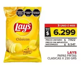 X$ - Papas Fritas Clásicas