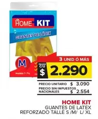 Home Kit - GUANTES DE LATEX REFORZADO