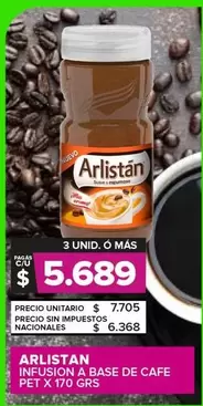 Arlistán - INFUSION A BASE DE CAFE