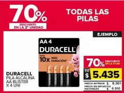 Duracell - PILA ALCALINA AA BLISTER