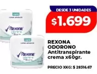 Rexona - Antitranspirante crema