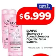 Elvive - Shampoo y Acondicionador Glycollic Gloss