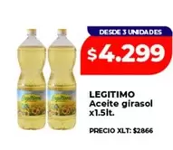 Legítimo - Aceite girasol