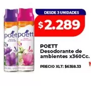 Poett - Desodorante de ambientes