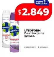Lysoform - Desinfectante x285cc.