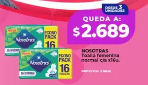 Nosotras - Toalla femenina normal