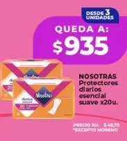 Nosotras - Protectores diarios