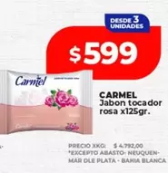 Carmel - Jabón tocador rosa