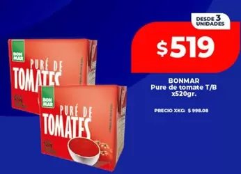 Bonmar - Pure de tomate T/B