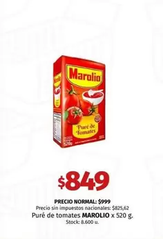 Marolio - Puré de tomates