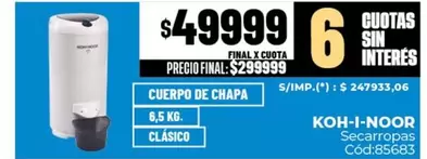 Koh-i-noor - Secarropas Cód:85683