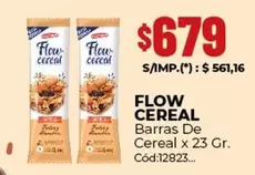 Flow -  Cereal Barras De Cereal x 23 Gr. Cód:12823