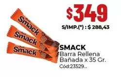 X$ - Barra Rellena Bañada x 35 Gr. Cód:23529