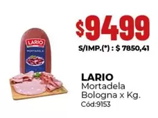 Lario - Mortadela Bologna x Kg.