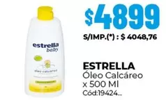 Estrella - Óleo Calcáreo x 500 MI Cód:19424