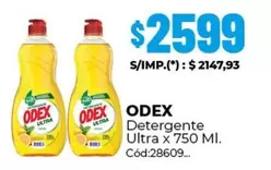 odex - Detergente Ultra x 750 Ml. Cód:28609