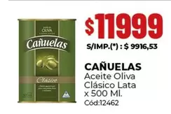 cañuelas - Aceite Oliva Clásico