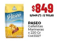 Paseo - Galletitas Marineras C
uevo