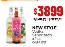New Style - Vodka Saborizado Cód:45351