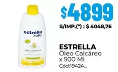 Estrella - Óleo Calcáreo Cód:19424