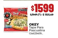 Okey - Tapa Para Pascualina Cód:23409