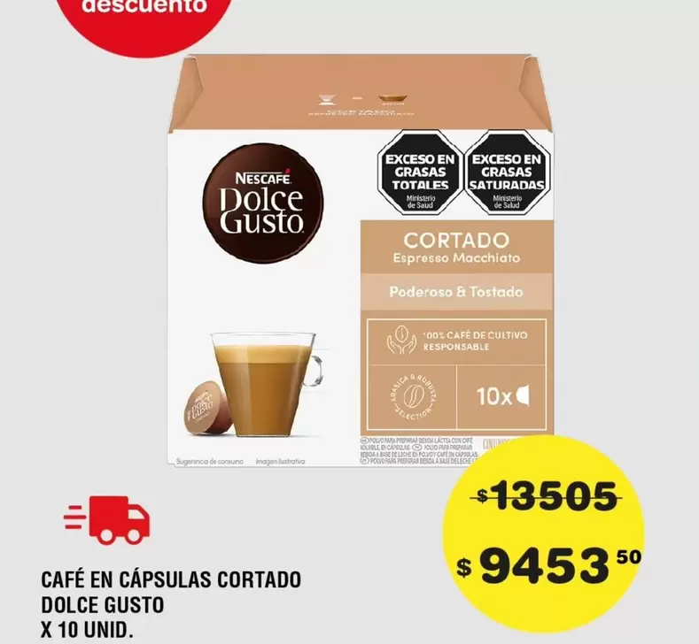 Nescafé - CAFÉ EN CÁPSULAS CORTADO