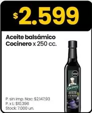 Cocinero - Aceite balsámico