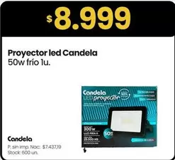 candela - Proyector led Candela 50w frío 1u.