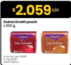 Emeth - Dulces  pouch