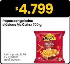 Mc Cain - Papas congeladas clásicas