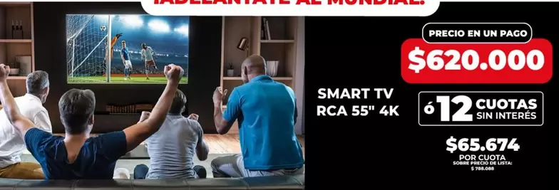 RCA - SMART TV 55" 4K