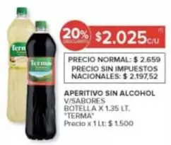 Terma - Aperitivo sin alcohol