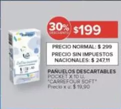 X$ - PAÑUELOS DESCARTABLES POCKET