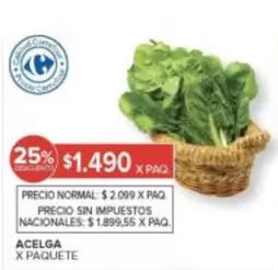 Carrefour - Acelga