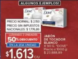 Dove - JABON DE TOCADOR BLANCO