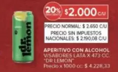 X$ - APERITIVO CON ALCOHOL