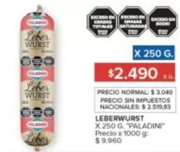 Paladini - LEBERWURST