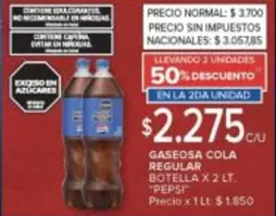 Pepsi - GASEOSA COLA REGULAR