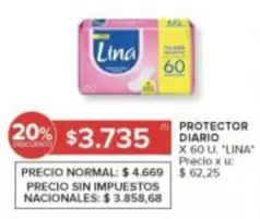 Lina - PROTECTOR DIARIO
