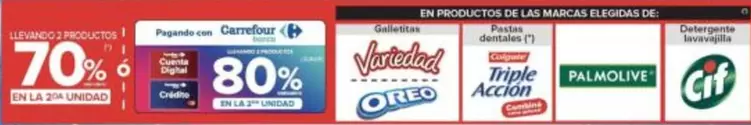 Carrefour - 70% en la 2da unidad