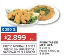 X$ - FORMITAS DE MERLUZA