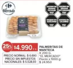 X$ - PALMERITAS DE MANTECA