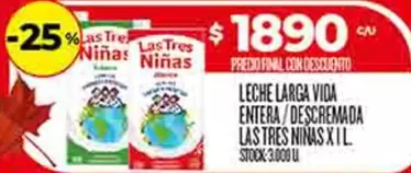 Las Tres Niñas - LECHE LARGA VIDA ENTERA / DESCEMADA