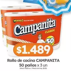 Campanita - Rollo de cocina