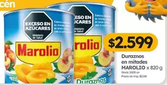 Marolio - Duraznos en mitades