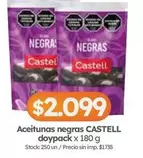 Castell - Aceitunas negras