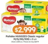 Huggies - Pañales Classic regular